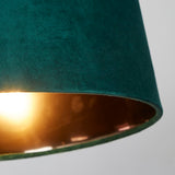 Green and Gold Velvet Shade