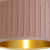 Blush Pink Velvet Table Light Lampshade