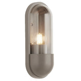 Grey Oval Outdoor Wall Light Outdoor 1 Lamp