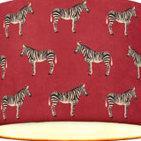 Red Zebra Design Lampshade