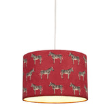 Red Zebra Easy Fit Pendant Shade