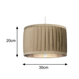 Sage Green Velvet Drum Lampshade