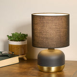Black Touch Table lamp with shade