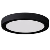 Britalia BR74036 LED Black Round Flush Indoor Ceiling Light Warm White - 28cm Diameter