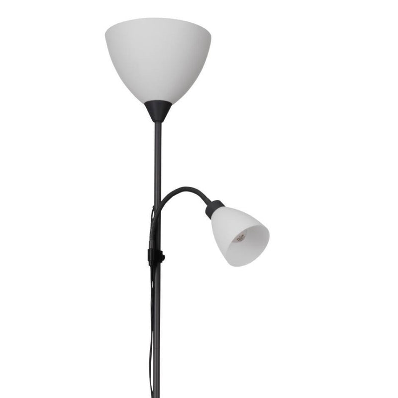 Matt Black Retro Mother Child Floor Lamp