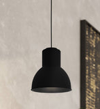 Black Domed Ceiling Shade