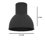 Matt Black Metal Dome Shade