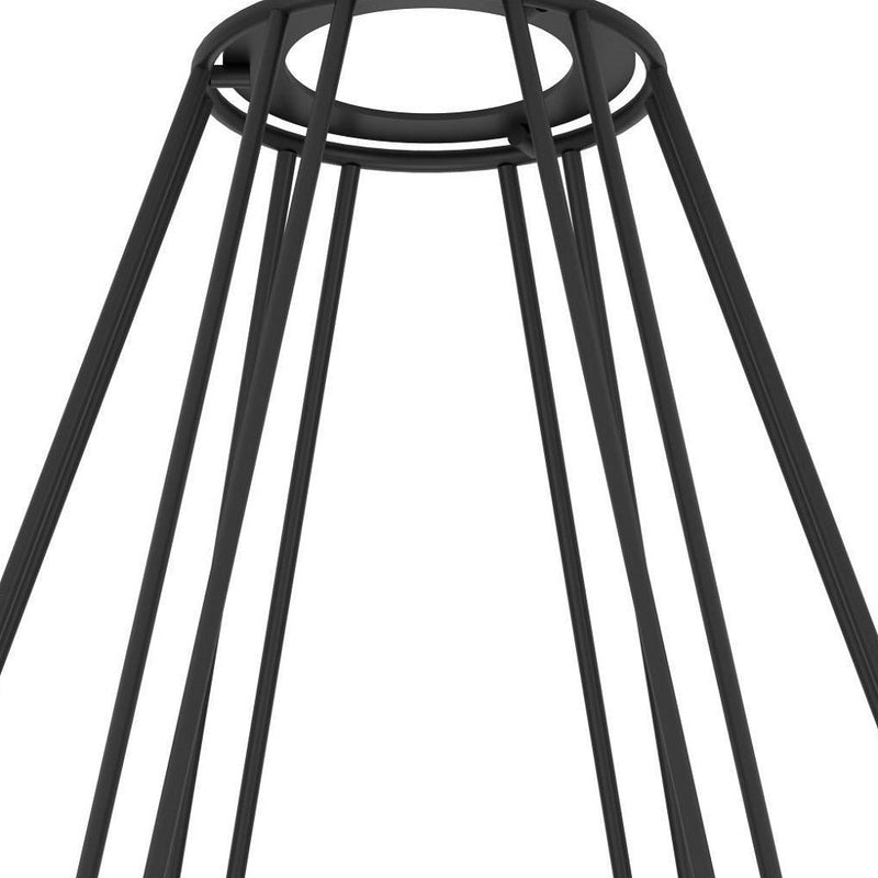 Black Retro Wire Cage Easy Fit Shade