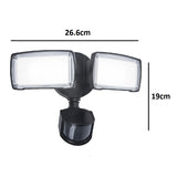 Black Outdoor Flood Light