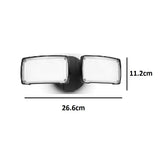 LED Black Twin Head  Flood Light