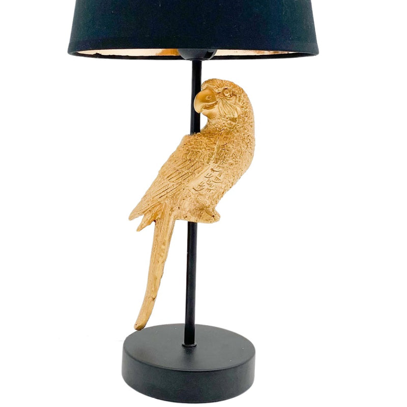Gold Parrot Table Lamp