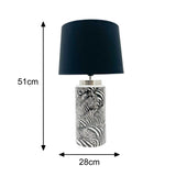 Black and White Animal Table Lamp