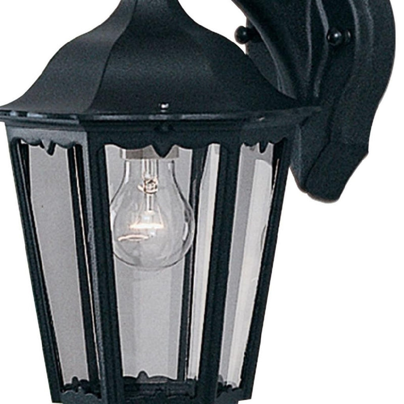 Black Outdoor Down Lantern