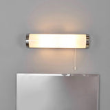 Polished Chrome Bathroom 2 Lamp Bracket Switched Wall Light 400mm