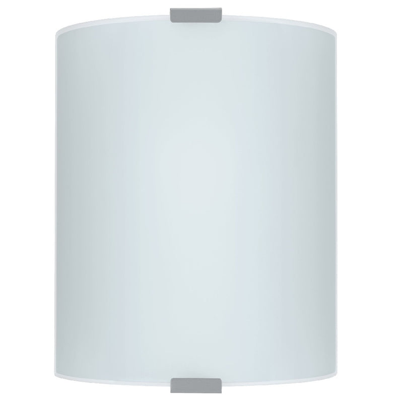Britalia BR84028 White Satinated Glass and Chrome Wall & Ceiling Light