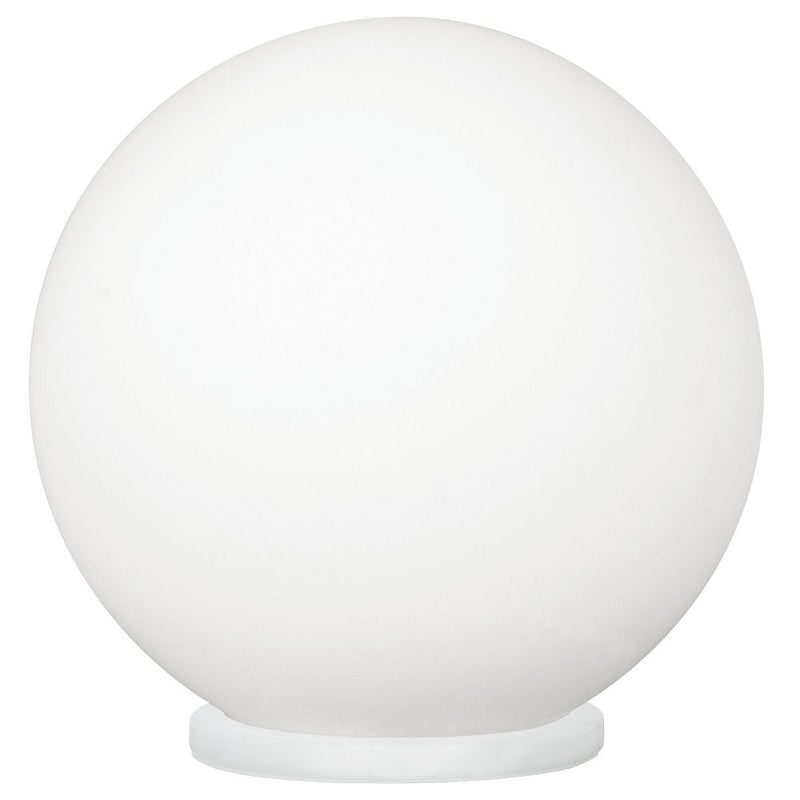 White Modern Opal Glass Globe Table Desk Lamp 20cm