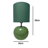 Green Bedside Table Lamp