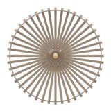 Matt Cream Retro Flush Ceiling Lighting