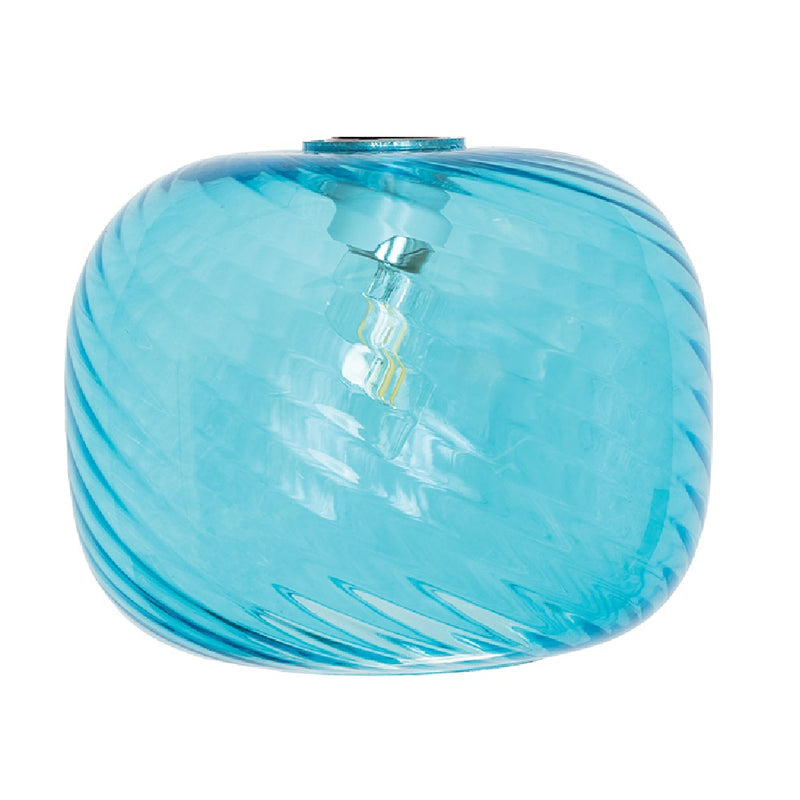 Blue Modern Glass Shade