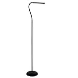 LED Black Modern Touch Dimmer Flexible Head Floor Lamp Light 130cm