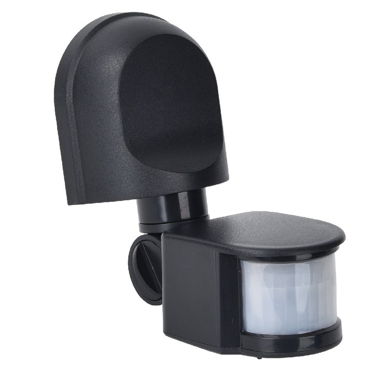 Black Outdoor Security PIR Sensor
