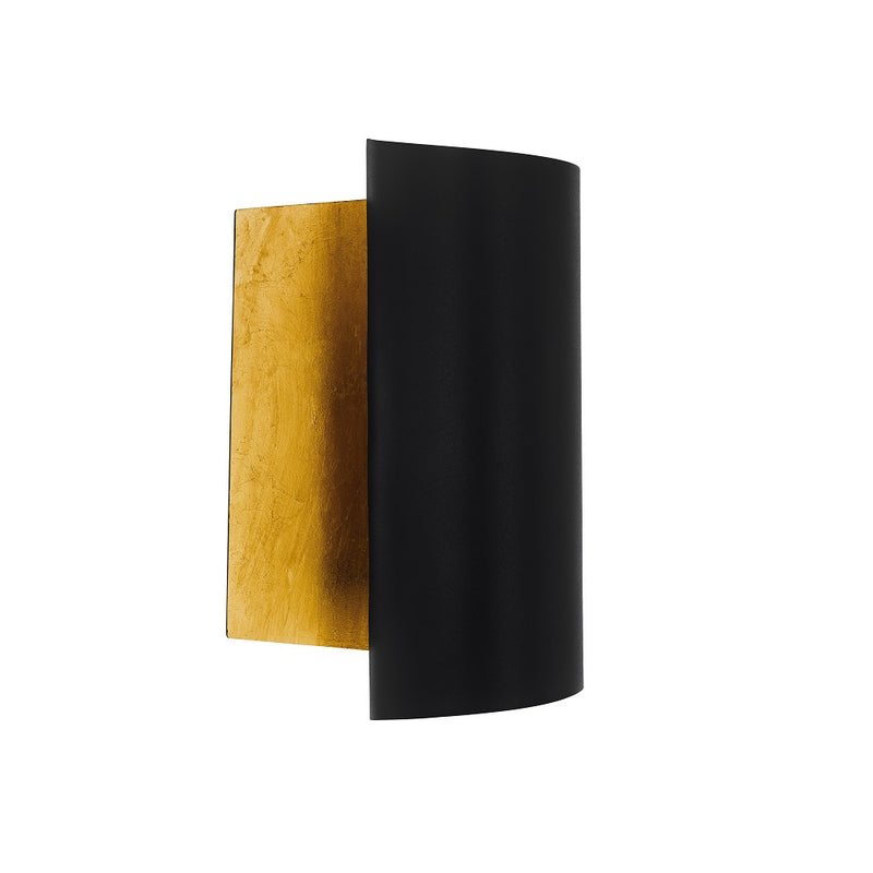 Black and gold wall sconce Light