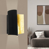 Black and Gold Modern Wall Light