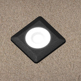 Black Square LED Recessed Bathroom Light