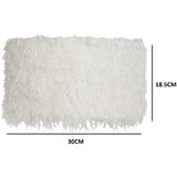 white feather non wired pendant shade