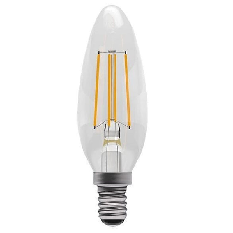 Status LED 5.5W (60W) Candle Lamp SES E14 Clear Filament 806lm 2700k Warm White