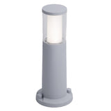 LED Grey Outdoor Modern Round CCT Post Light 400mm Coastal IP55