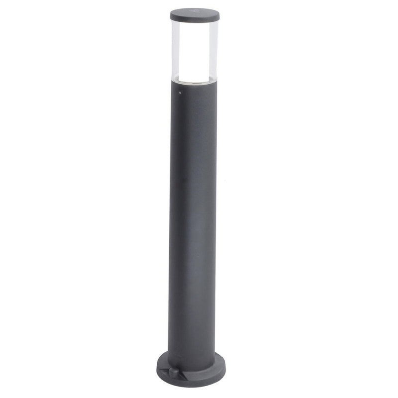 Britalia BRCARLO-800-BL LED CCT Black Outdoor Modern Round Cylindrical Post Light 800mm | Coastal IP55 | 3.5W | 100mm Diameter