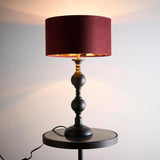 Red and Black Modern Table Lamp