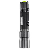 LED Black USB Rechargeable Aluminium Flashlight Torch 2700 Lumen