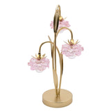 Gold LED Flower Table Lamp