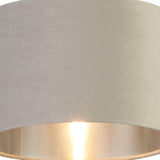 Grey Velvet Table Light Lampshade