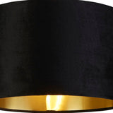 Black Velvet Table Light Lampshade