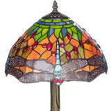 Dragonfly Tiffany Glass Table Desk Lamp