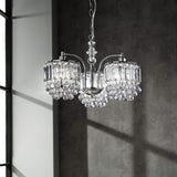 Polished chrome 3 light pendant light