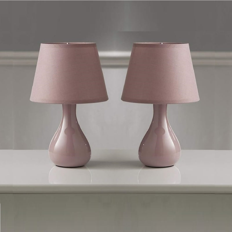 Pink Ceramic Table Lamp