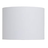 White and Silver Drum Lamp Shade