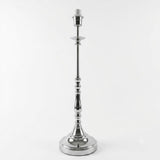 Modern polished chrome table lamp base for living room and bedroom