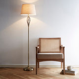 Vintage Barley Twist Brass Floor Lighting