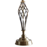 Antique Brass Barley Twist Table Lamp