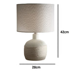 Cream Table lamp for Reading
