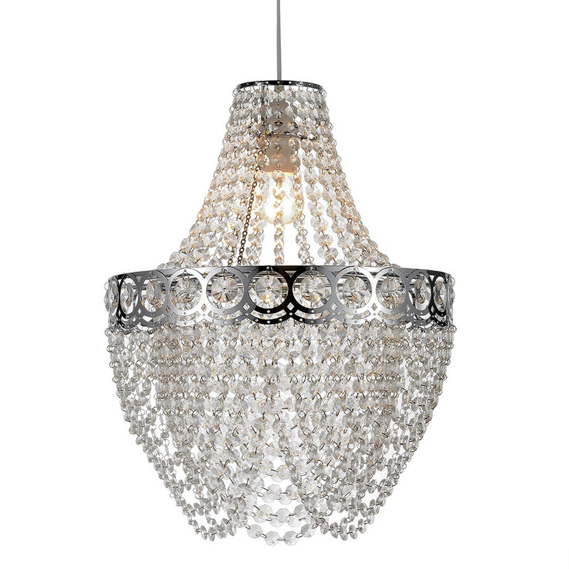 Polished Chrome Chandelier