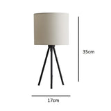 Cream Table lamp with shade
