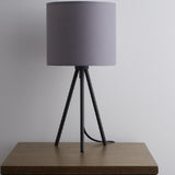 Grey Tripod Table Lamp