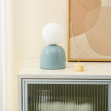Light Blue Ceramic desk lamp