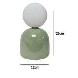 White and Sage Green Table lamp
